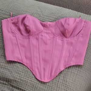 Bardot Vibrant Pink Corset Top